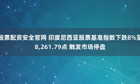 股票配资安全官网 印度尼西亚股票基准指数下跌8%至8,261.79点 触发市场停盘